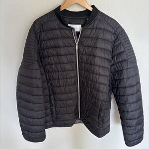 Calvin Klein Women's Quilted Jacket Classic Cozy‎ Size XXL Black